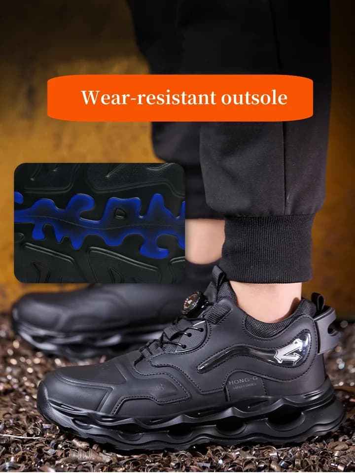 Steel Toe Cap Boots | Waterproof Safety Footwear | Rotating Dial Fastening - Thumbnail 5