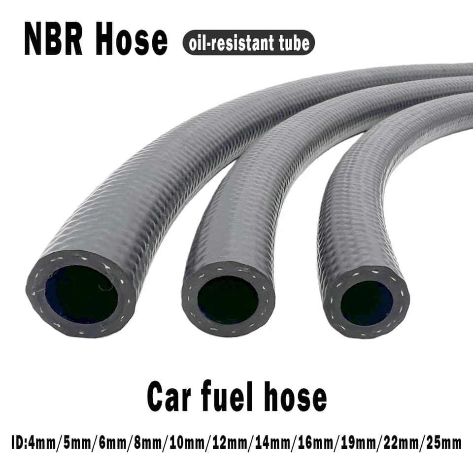 NBR Oil Resistant Drain Hose Pipe for Washing Machine | Fuel & Oil Line | Industrial Grade - Thumbnail 3
