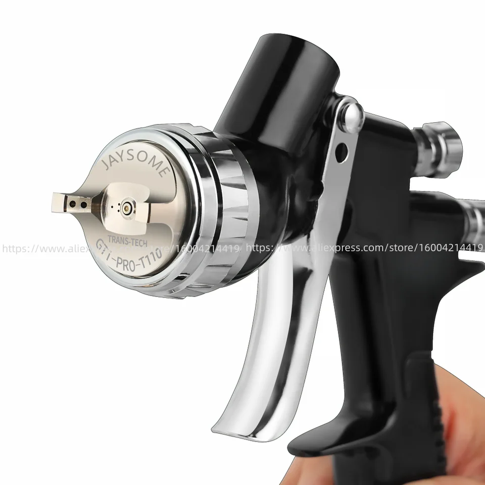Professional T110 Paint Sprayer | 1.3/1.8mm TE20 Nozzle | Water-Based Compatible - Thumbnail 7