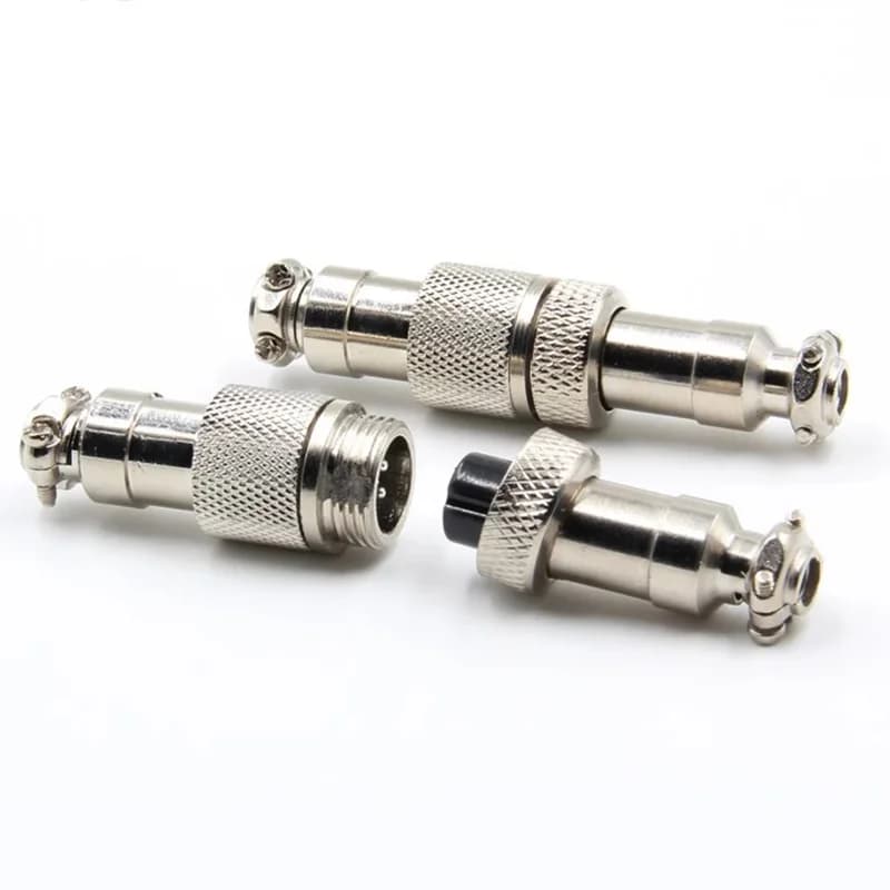 Tap Connector | GX12 Aviation Plug & Socket | 2-7 Pin 12mm Set - Image 1