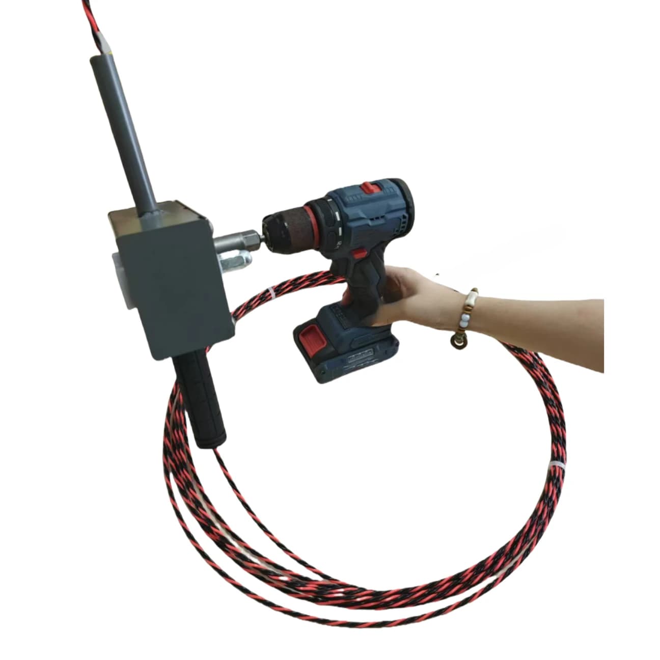 Electric Cable Pulling Machine | Automatic Wire Threader for Industrial & DIY - Thumbnail 2