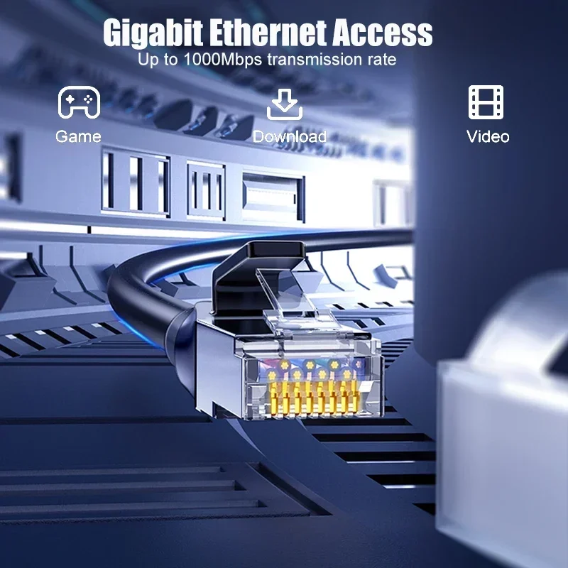 CAT6 Ethernet Cable | RJ45 Patch Cord | For Router, Home & Office - Thumbnail 8