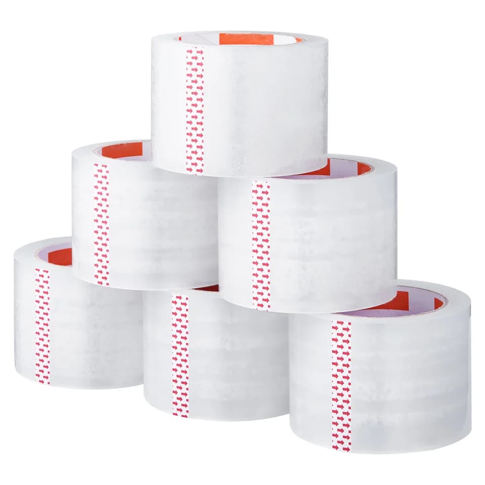 Clear Packing Tape | 7.6cm x 70m | High Viscosity for Secure Sealing - Thumbnail 2