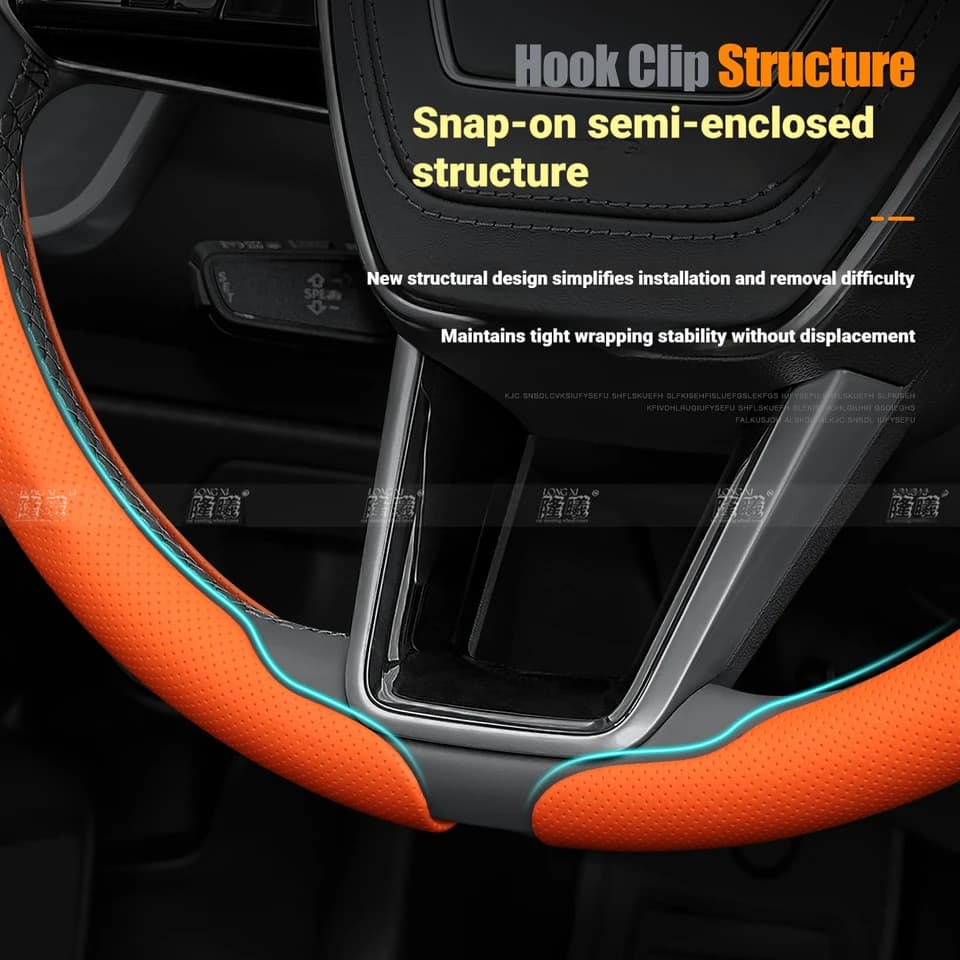 Wheel Covers | Snap-On Leather | For Mazda 3, 5, 6, CX5, CX9 - Thumbnail 2