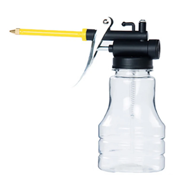 High-Pressure Oil Can | 500ml Capacity | Precision Long Nozzle & Thumb Pump for Machine Lubrication
