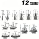 12PCS-Silver