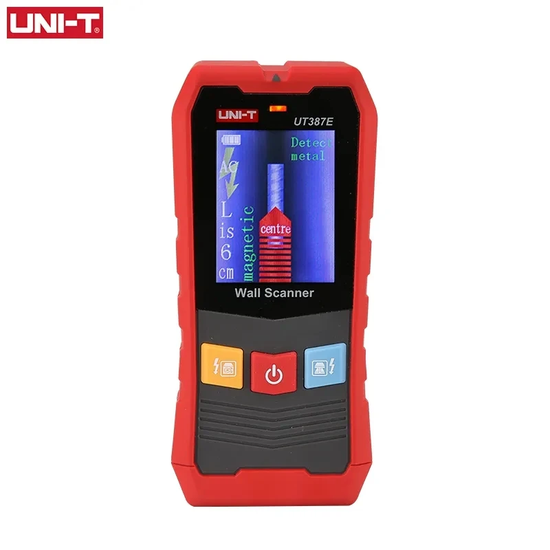 UNI-T UT387E UT387S UT387LM Stud Finder | 4-in-1 Metal & AC Voltage Detector | Wood & Live Wire Tracker - Thumbnail 3