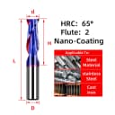 1pc HRC65 2F