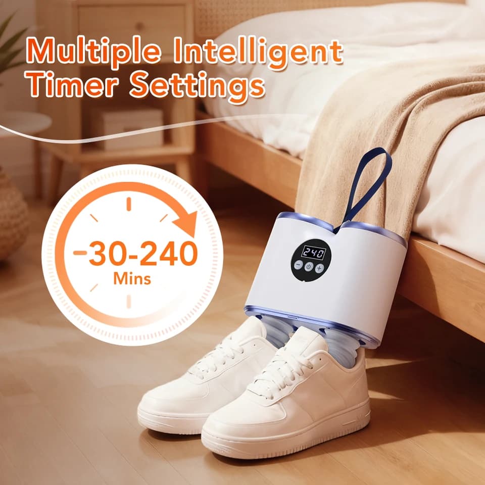 Intelligent Boot Dryer Warmer | Fast Dry 360° Airflow | Timer for Boots & Trainers - Thumbnail 3