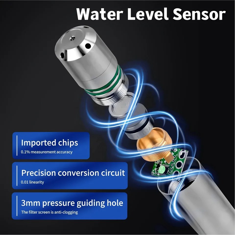 3/4 Pressure Reducing Valve Monitor | Hydrostatic Level Sensor | 4-20mA RS485 - Thumbnail 3