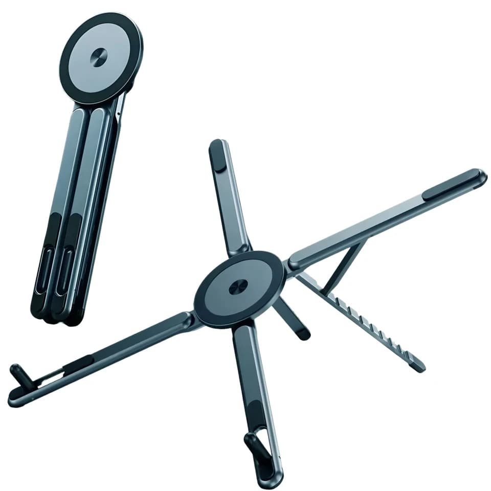 Foldable Laptop Stand | Magnetic & Adjustable | Phone/Tablet Holder