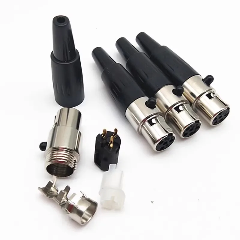XLR Aviation Connector | 3-Pin Male & Female Plug | Microphone Audio Socket - Thumbnail 5