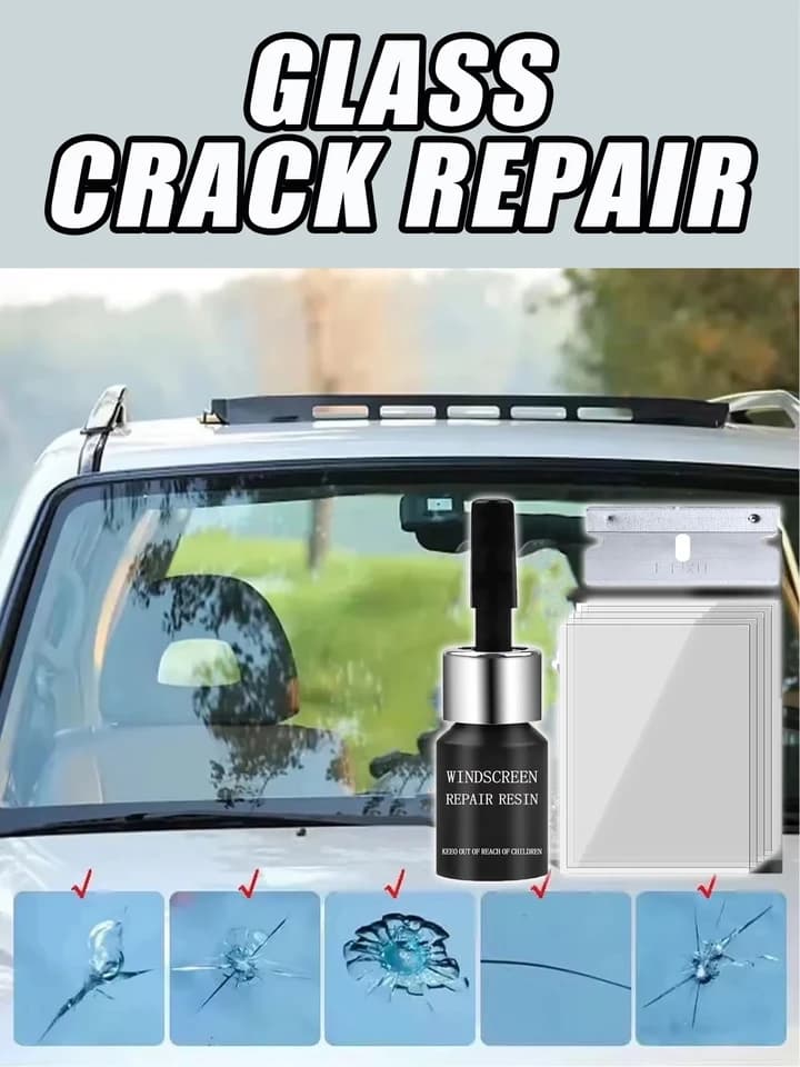 Repair Kit | Restores Chips & Cracks | Automotive Glass Fix Tool - Thumbnail 5