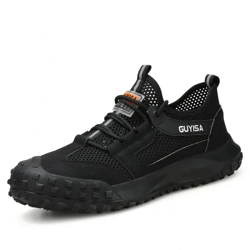 Steel Toe Cap Mens Boots | Breathable Safety Trainers | Summer Work Footwear - Thumbnail 2
