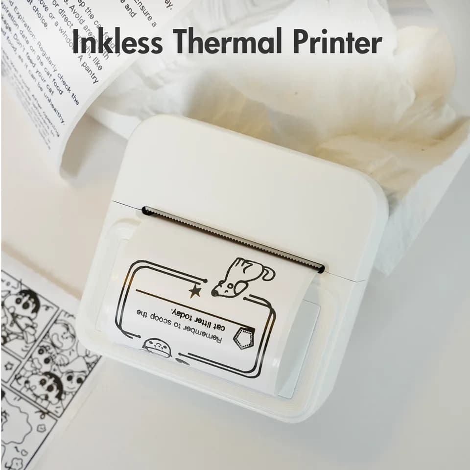 Label Printer | Portable Bluetooth Thermal | Home & Office Use - Thumbnail 2