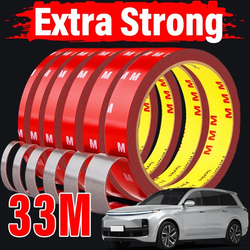 Extra Strong Double-Sided Tape | Waterproof Acrylic Foam | High Temp Fixing Sticky Tape - Thumbnail 8