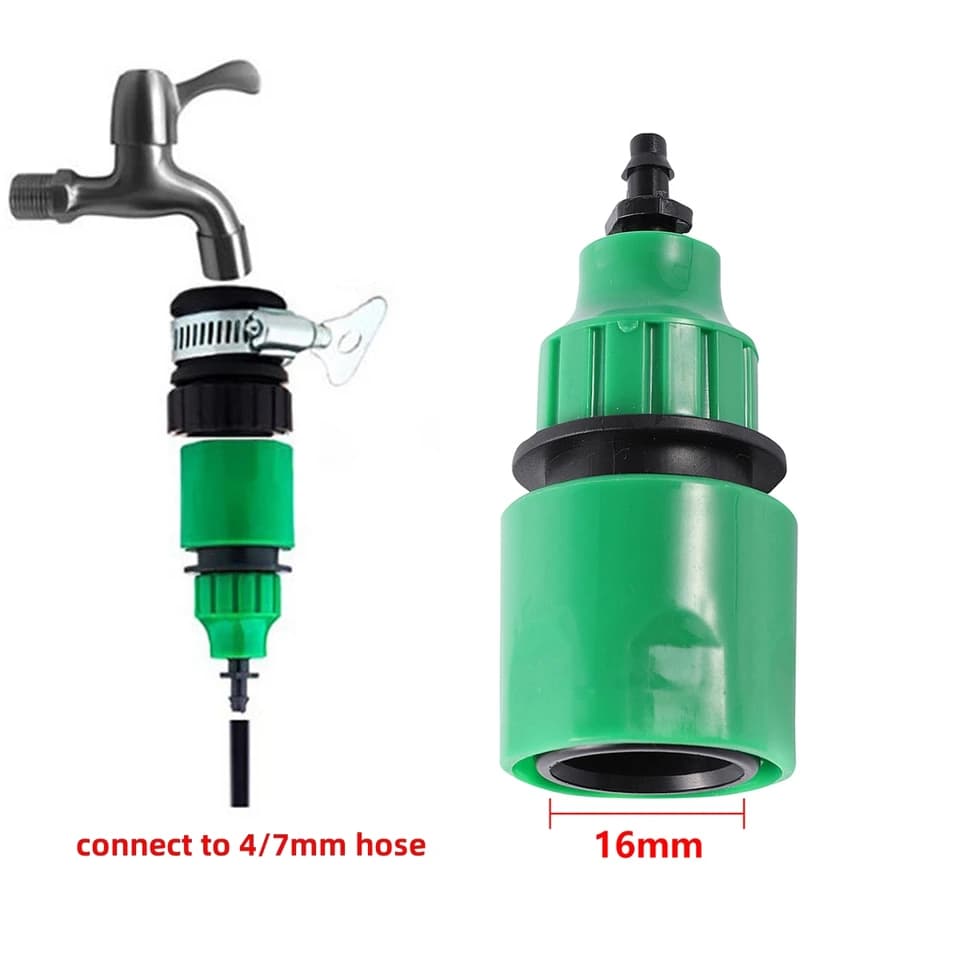 Garden Hose Tap Quick Connectors | 4/7mm 8/11mm Drip Irrigation Adapters | 5/10 Pcs - Thumbnail 5
