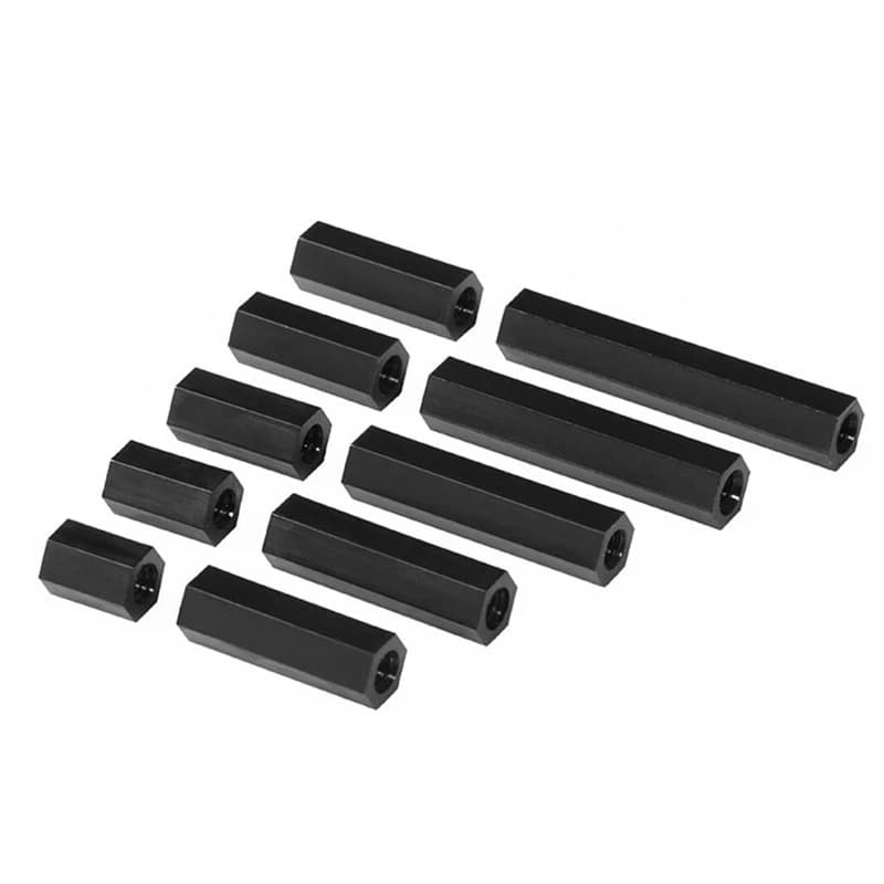 M3 Nylon Hex Ladder Standoff Kit | 500pc M3x5-25mm Spacers | PCB Board Pillar - Thumbnail 3