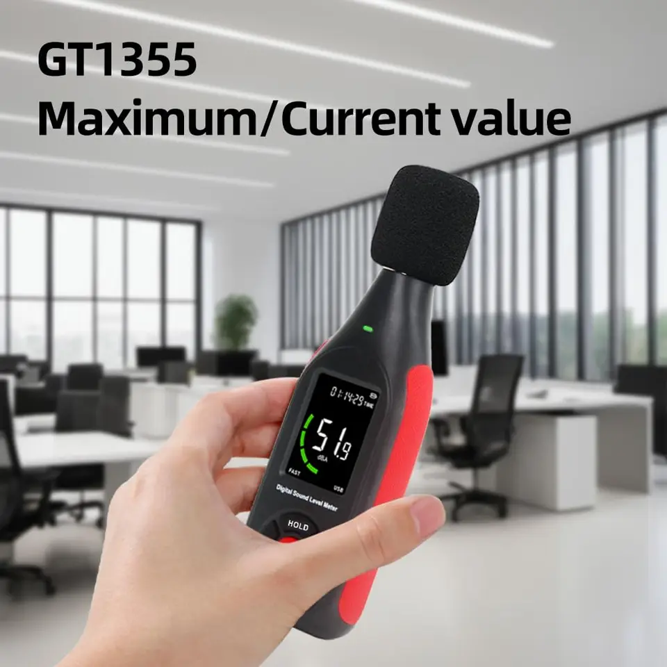 Decibel Meter | 30-130dB A/C Weighting | Data Analyzable Noise Tester - Thumbnail 6
