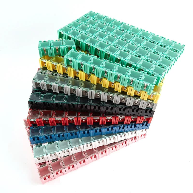 50pc SMD Component Storage Boxes | Small Parts Organiser Kit | Industrial Workshop - Thumbnail 5