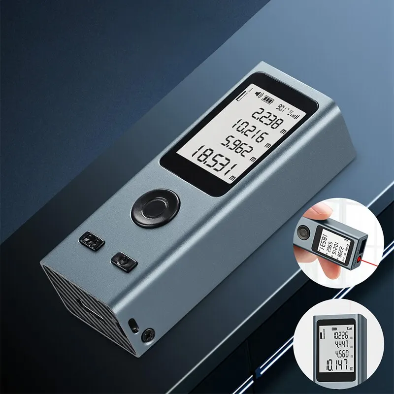 Laser Distance Meter | 30M Range | USB Rechargeable | Handheld - Professional Grade Tool