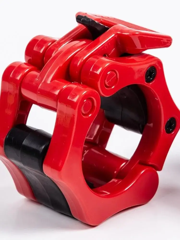 2.5CM Release Barbell Clamps, a pair of spin lock collars for securing weight plates on strength training barbells.