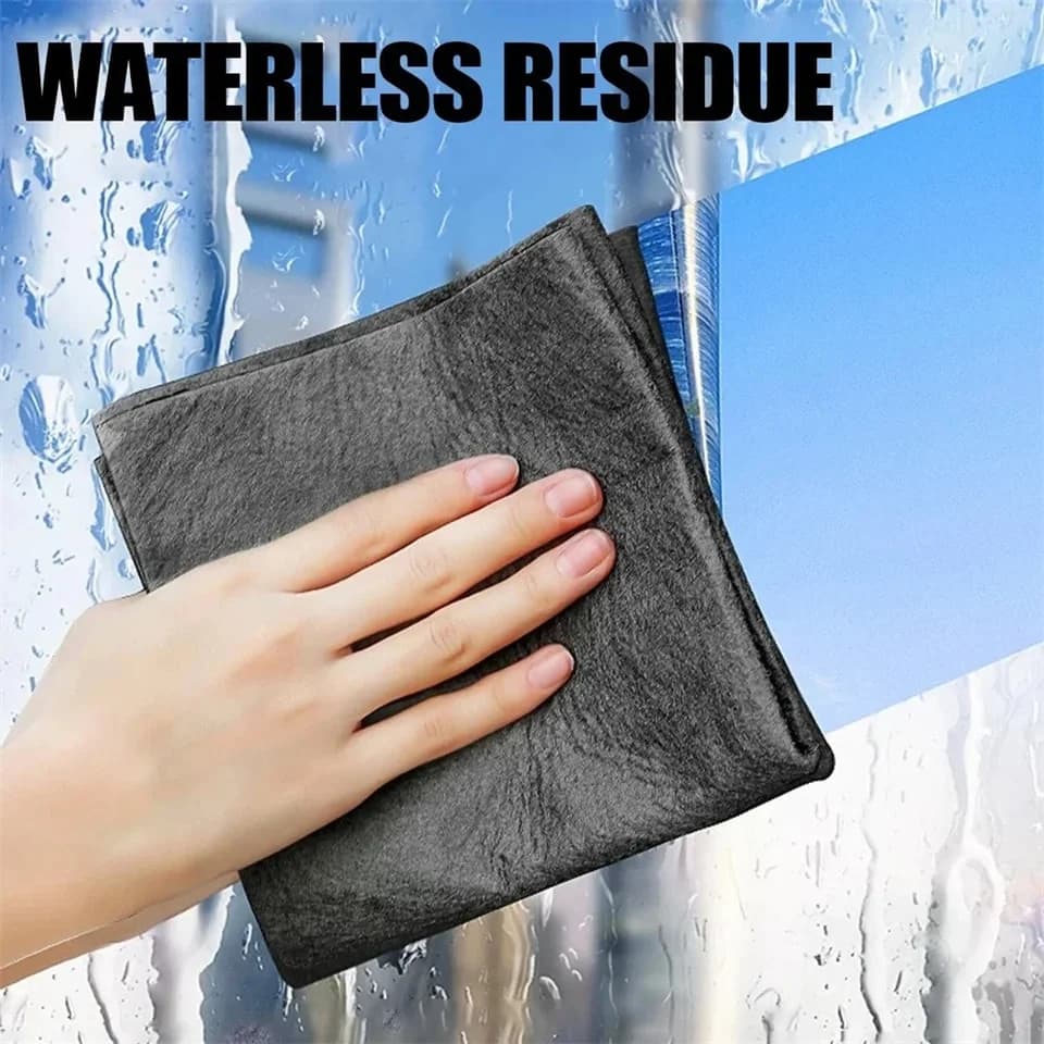 Glass Cleaning Cloths | Lint-Free & Streak-Free Wipes | Reusable - Thumbnail 2