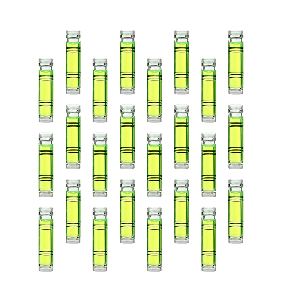 Mini Spirit Level Set | 50pc Cylindrical Bubble | Precision Measuring Tool