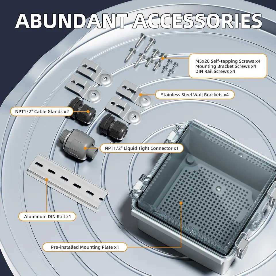Weatherproof Junction Box | IP67 Outdoor Enclosure | Electrical Network Box - Thumbnail 6