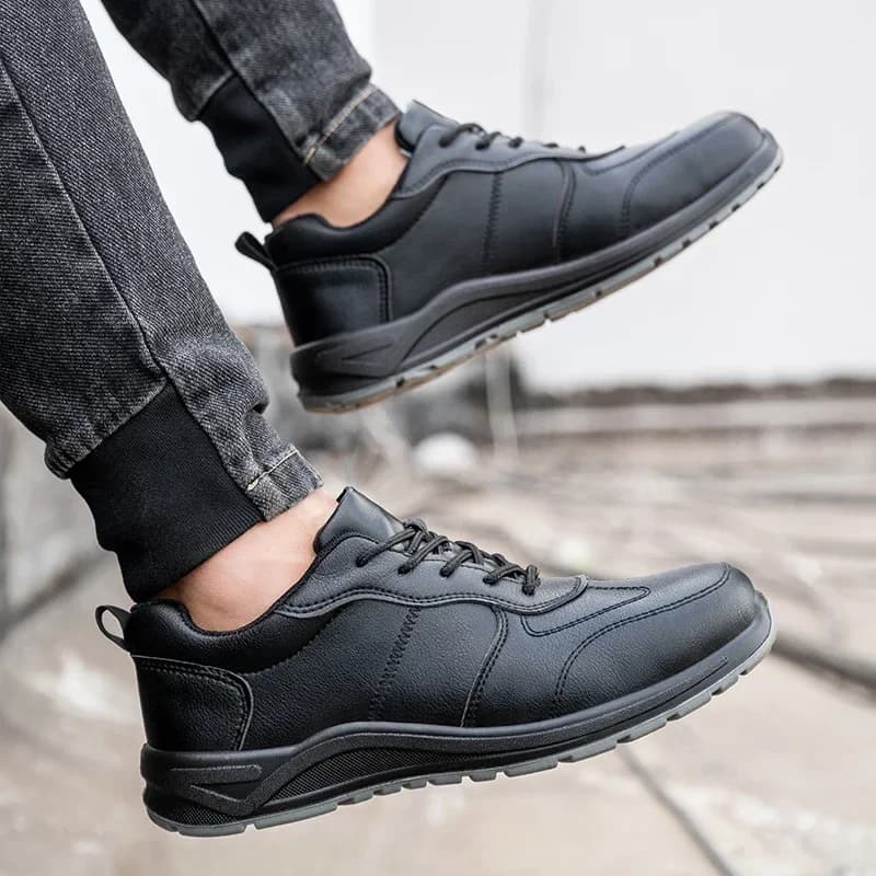 6KV Safety Wellington Boots | Waterproof Leather | Non-slip Kitchen Shoes - Thumbnail 6