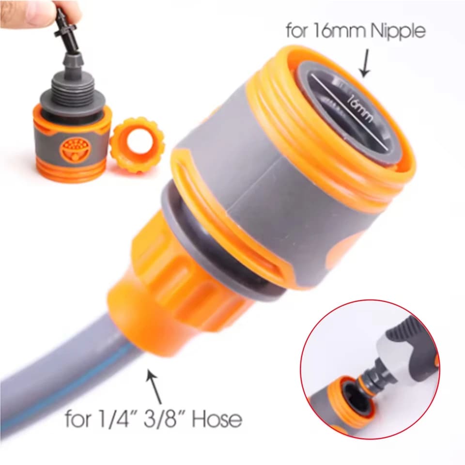 Garden Hose Tap Quick Connectors | 4/7mm 8/11mm Drip Irrigation Adapters | 5/10 Pcs - Thumbnail 4