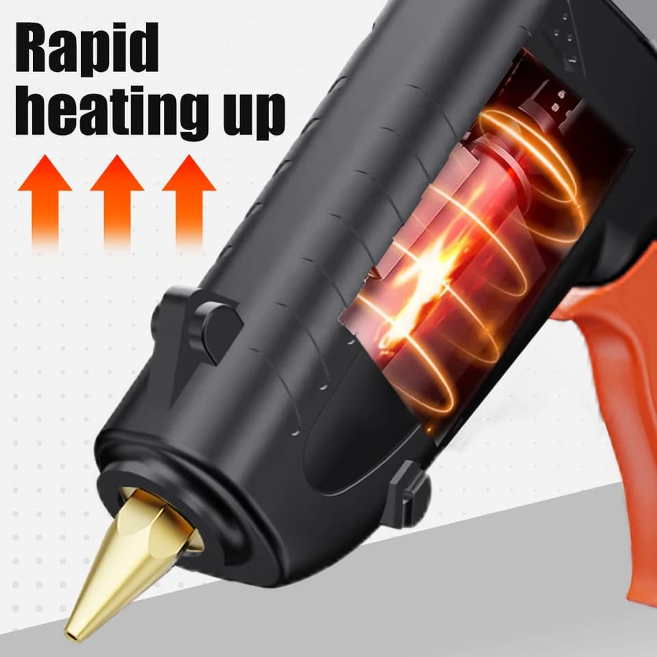 Glue Gun | 150W Fast-Heating | For DIY & Electric Repair - Thumbnail 8
