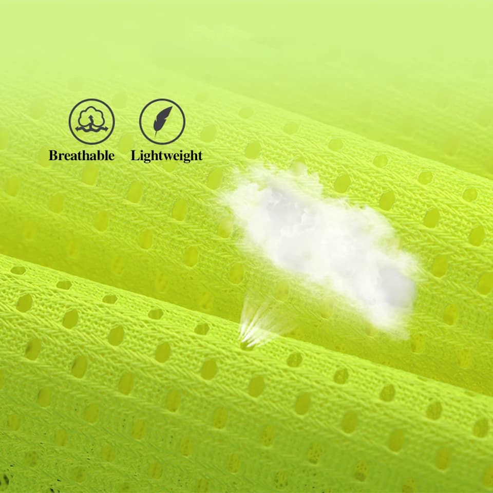Hi Vis Vest | Multi-Pocket Workwear | Breathable Mesh Construction - Thumbnail 3