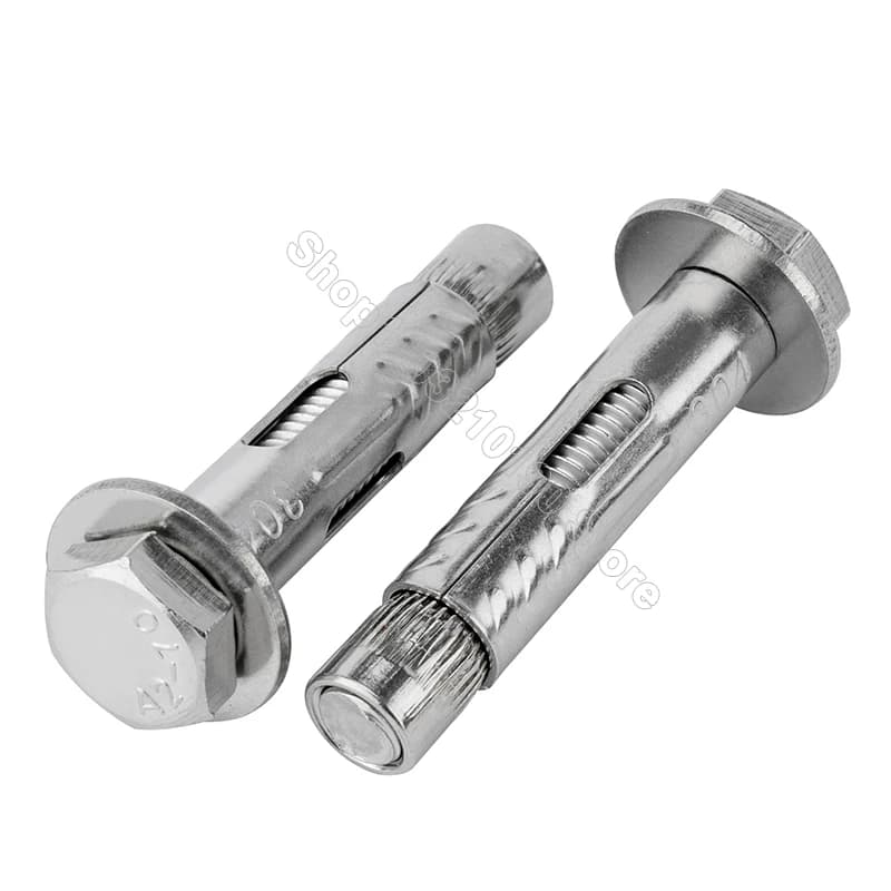 M6-M12 Concrete Screws | 304 Stainless Steel Hex Bolt | Expansion Anchor Fixings - Thumbnail 4