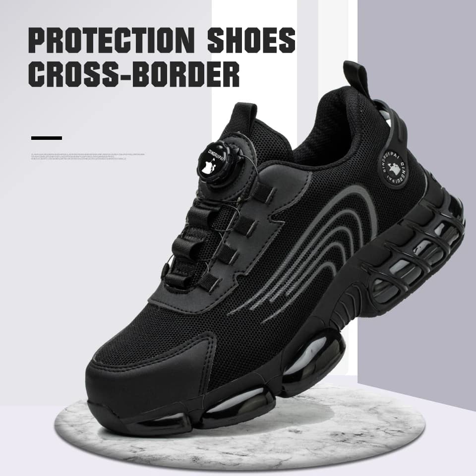 Steel Toe Cap Shoes | Slip-on, Puncture & Impact Resistant | Industrial Workwear - Thumbnail 2