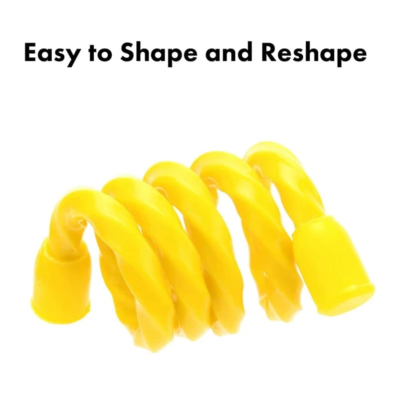 Wall Ties | 18-Inch Reusable Silicone Twist Straps | Cord Organizers - Thumbnail 3