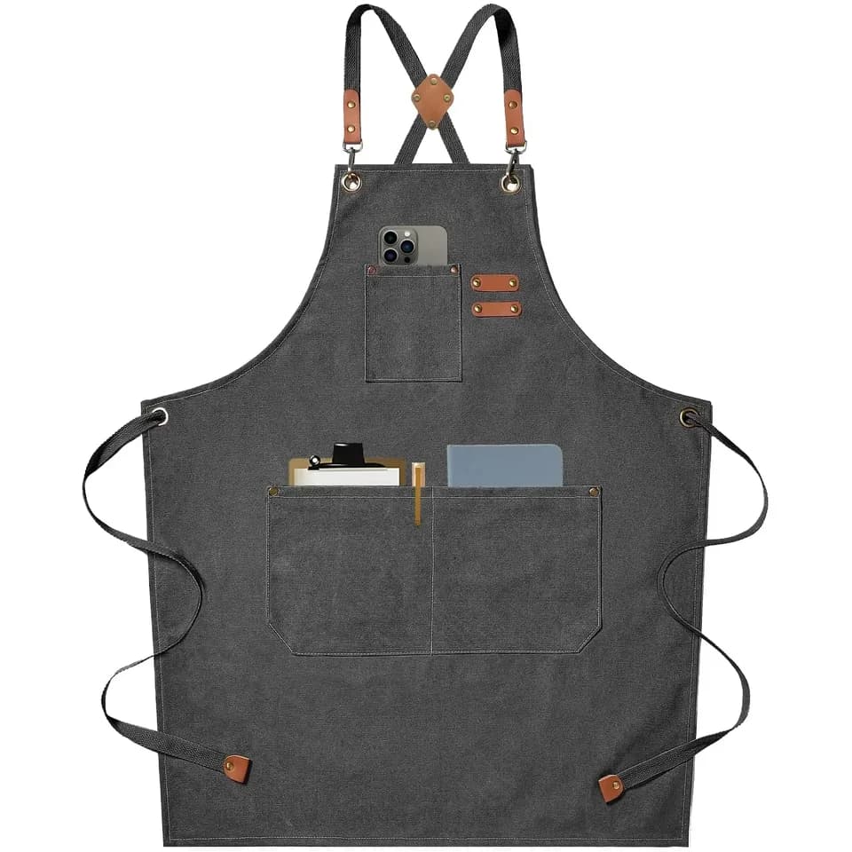 Disposable aprons: a single apron on a plain white background.