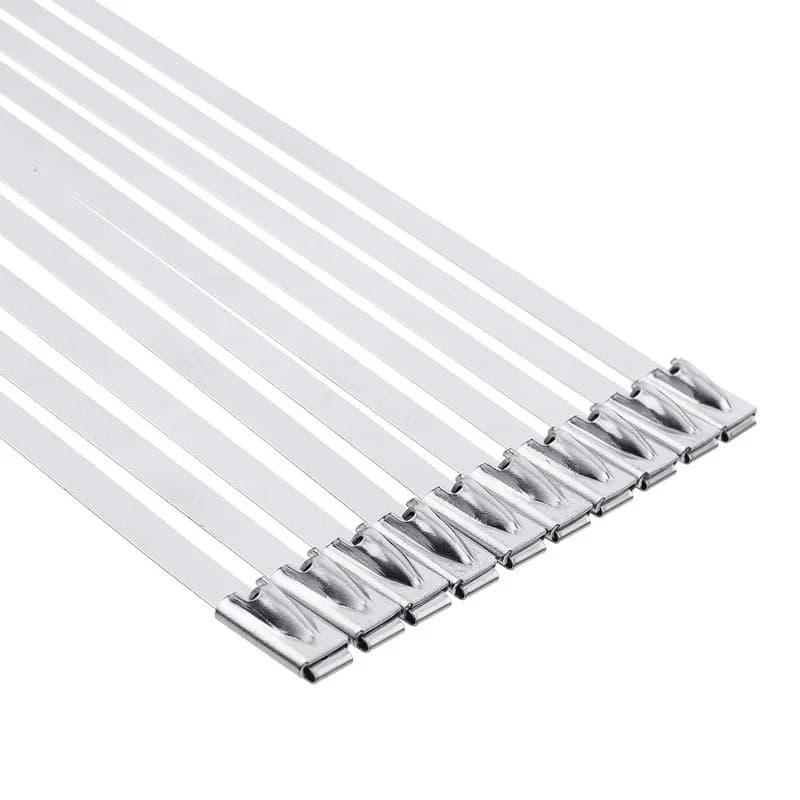 Wall Ties for Exhaust Wrap | 7.9mm Coated Steel Ties | 100pc - Thumbnail 5