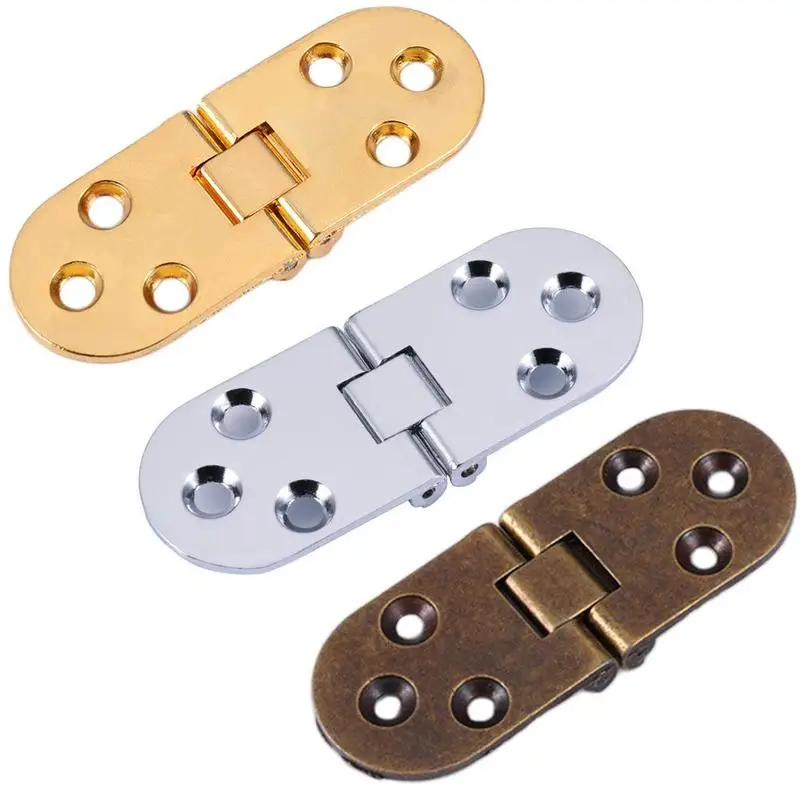 Self-Supporting Folding Hinge | Zinc Alloy Mounted Design | Foldable Table & Cabinet Door Hardware - Thumbnail 2