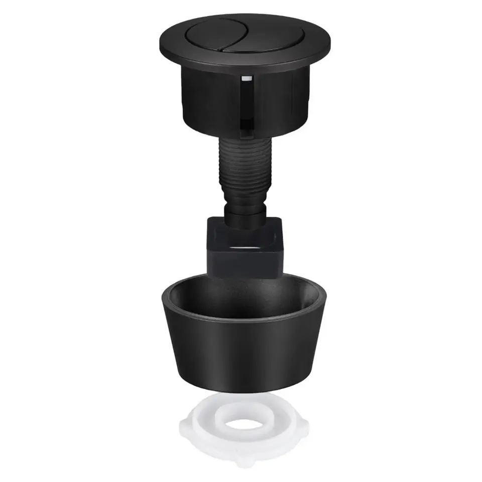 Toilet Siphon Dual Flush Button Kit | 20-40mm Cistern Lid Holes | Tank Repair - Thumbnail 5