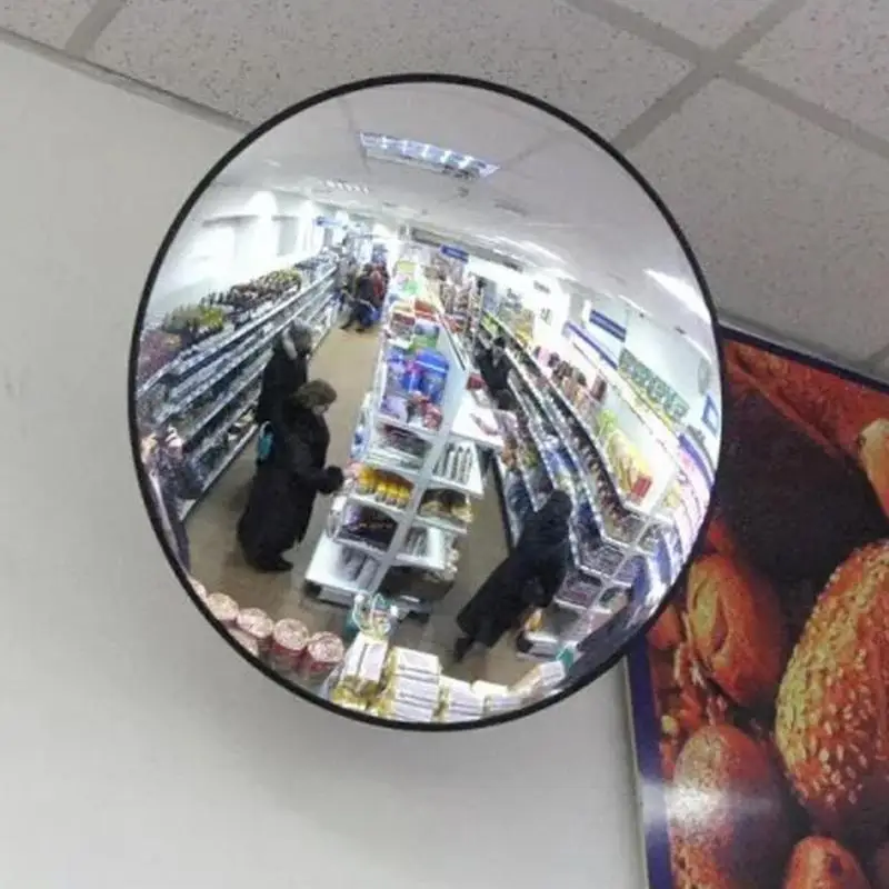 Outdoor Safety Mirror | 30cm Convex Traffic Mirror | Parking Garage Use - Thumbnail 6