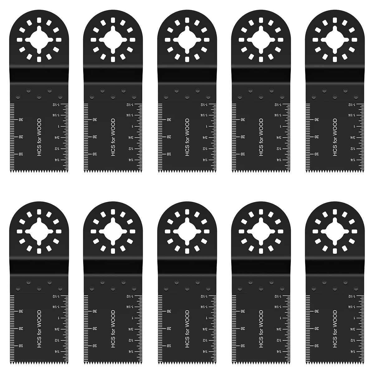 Oscillating Multi-Tool Blade Set | 10-Piece for Metal, Wood & Plastic | Fast-Cut Performance - Image 1
