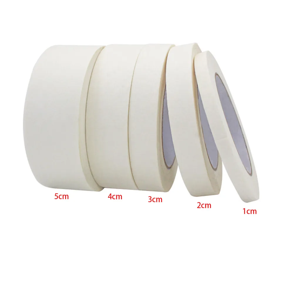 White Masking Tape, 50m General Purpose | Easy Removal | Painting & DIY - Thumbnail 4
