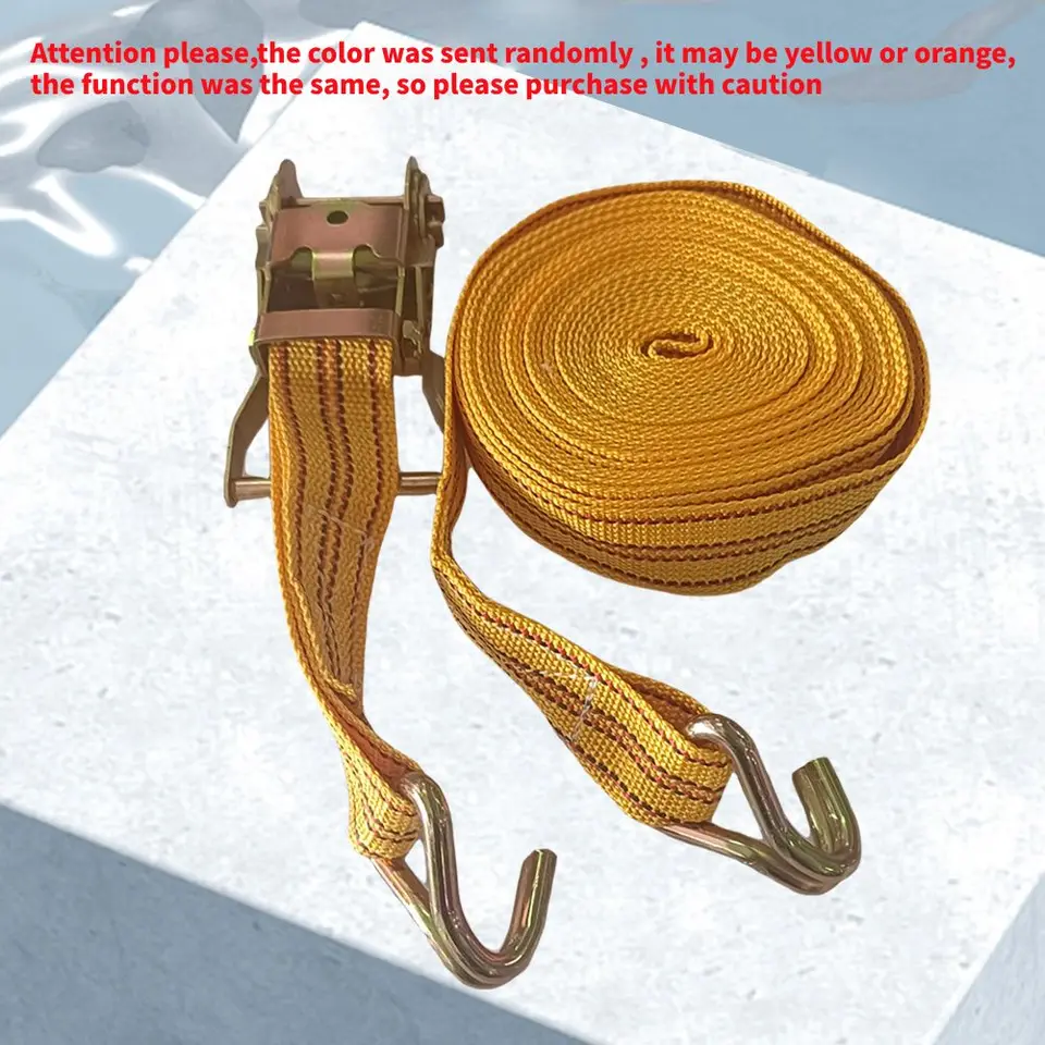 Ratchet Strap | 3-10m Lorry Lashing | Heavy Duty Claw Hooks - Thumbnail 2
