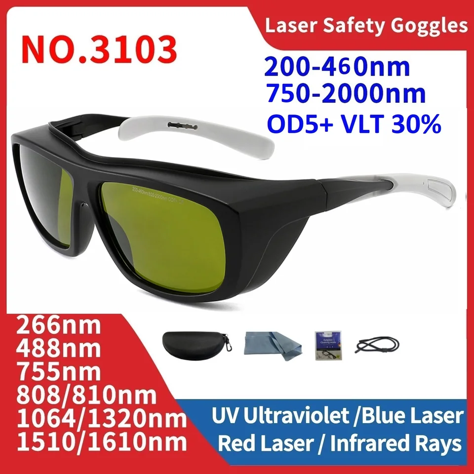 Laser Safety Glasses | UV IR IPL Protection | 1064 532nm - Thumbnail 3