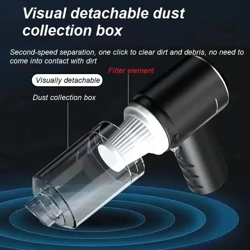 Car Vacuum Cleaner | Portable Handheld | Multi-Purpose Vehicle & Home - Thumbnail 6