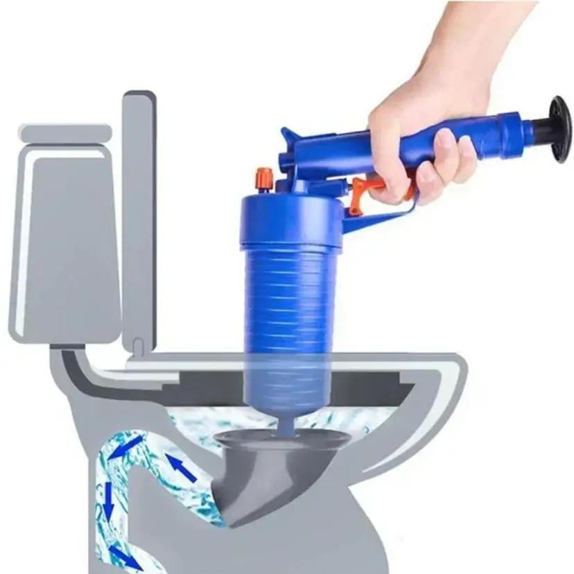 Toilet Plunger | Pump Action Power Cleaner | Floor Drain Unblocker - Thumbnail 2