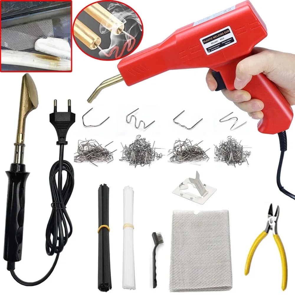 Plastic Welding Kit | Repair Cracks in Bumpers, Kayaks & Toys | Hot Stapler Tool - Thumbnail 2