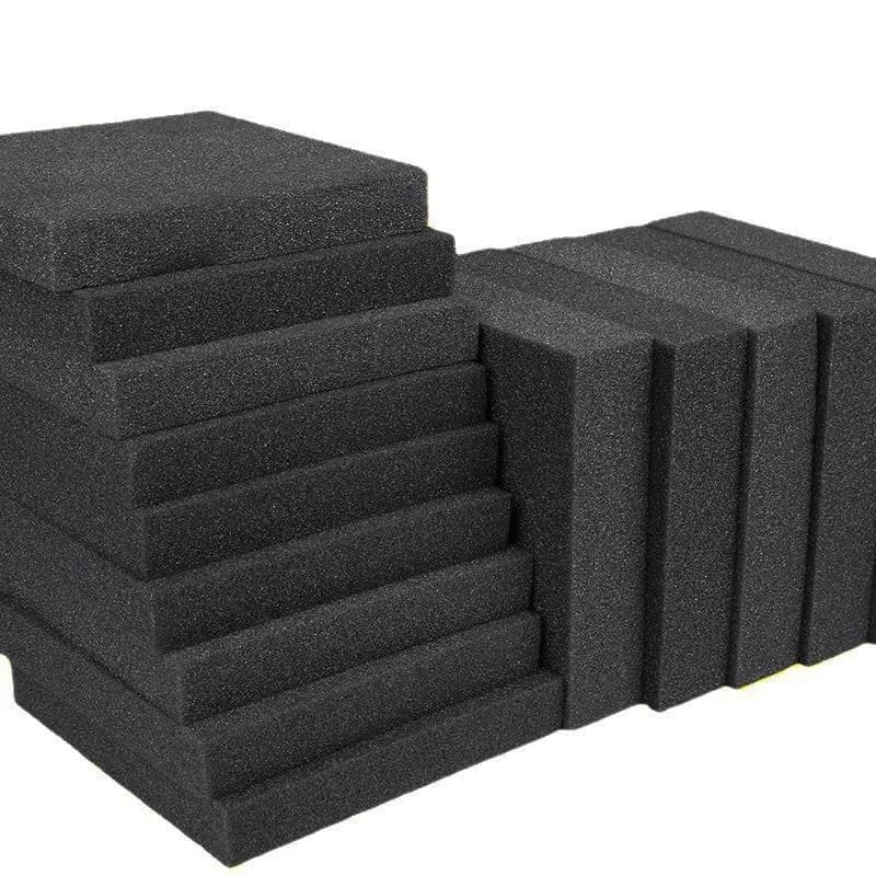 Chair Padding Foam Sheet: multiple black foam blocks stacked on a white background.