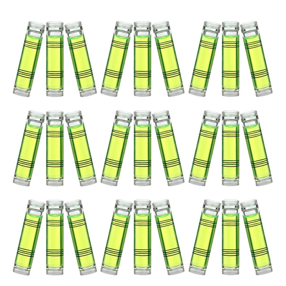Mini Spirit Level Set | 50pc Cylindrical Bubble | Precision Measuring Tool - Thumbnail 6